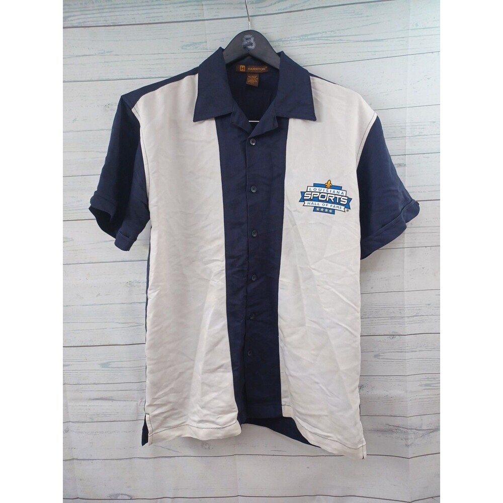 Lousiana Sports Hall Of Fame Celebrity Bowling Bash Shirt Sz S Black Tan